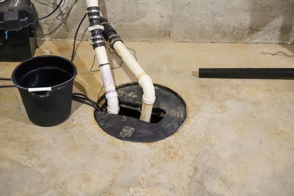 Basement Drainage Installation in Ellicott City